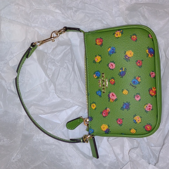 😺COACH Nolita 15 Mini Vintage Rose Print - Picture 10 of 13